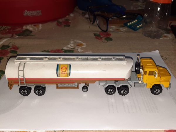 * INBRIMA MAJORETTE SCANIA TRUCK SHELL B934